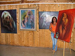 Elizabeth Silk on display at the Flagstaff Art Barn